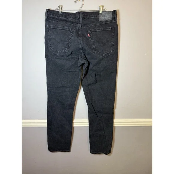 Levi's Black 541 Straight Dark Wash Denim Casual Jeans Men's 36X34 - Picture 1 of 6